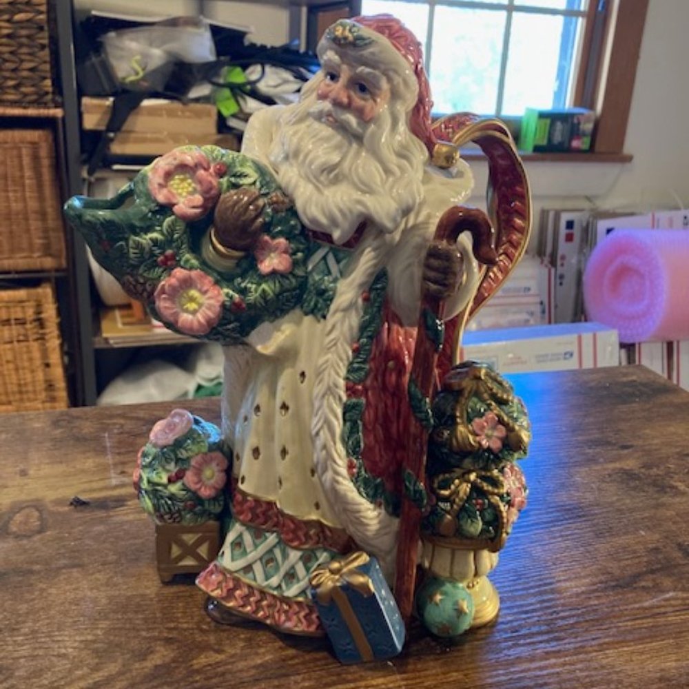 COPY - Fitz & Floyd vintage Santa Claus water pitcher - Picture 8 of 8
